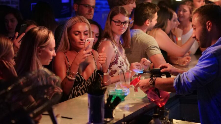 Nice: 4 Bar, 1 Club Riviera Bar Crawl Party with Free Shots - Starting at Villa Saint Exupery Beach