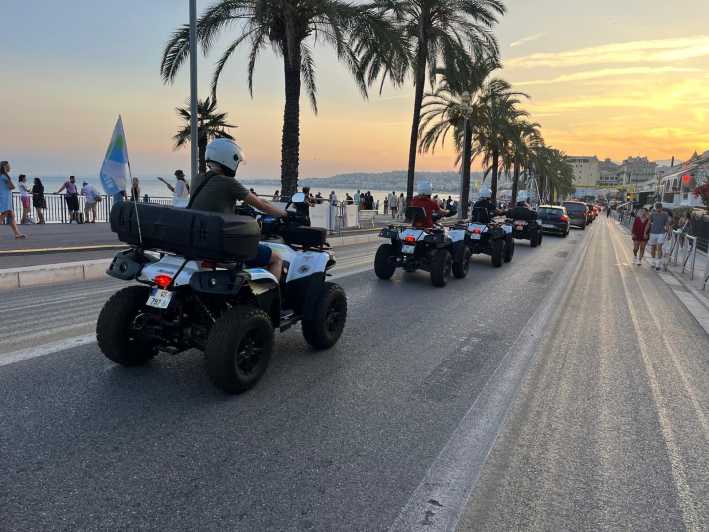 NICE BY ELECTRIC QUAD:panoramic tour from Nice - Cimiez and the first city views