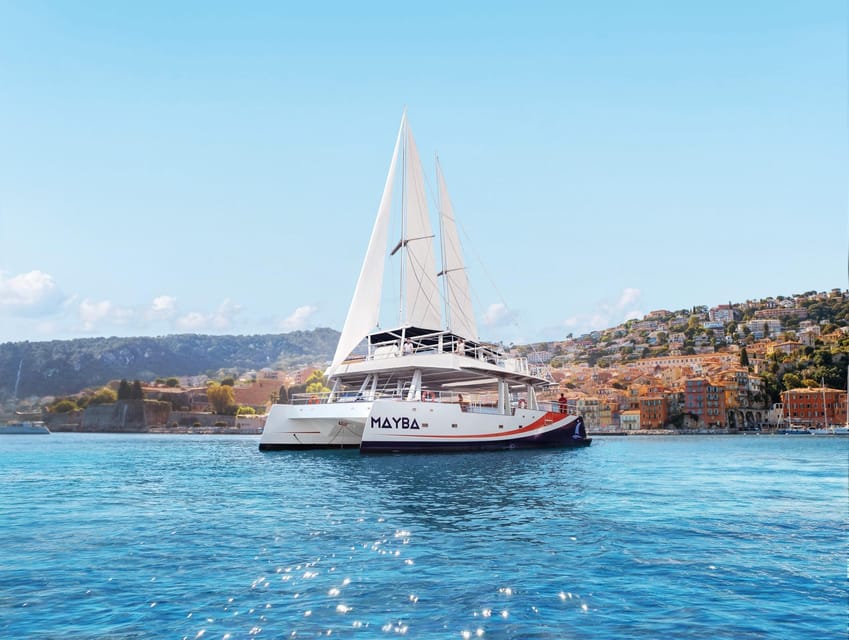 Nice : Dinner at Sea on a Maxi Catamaran - Villefranche, Cap Ferrat - From Nice Port to the open water