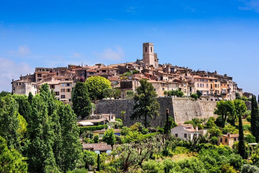 Nice: Half-Day Saint Paul de Vence and Wine Tasting Tour - The ride from Nice to the Provençal hills