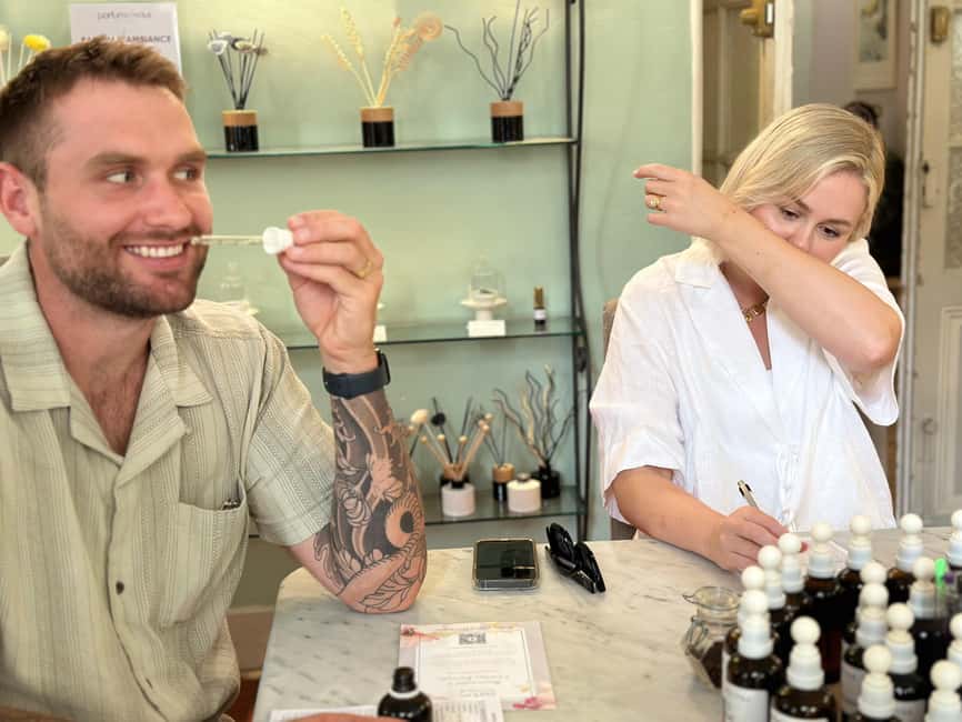 Nice: Perfume Creation Workshop - Smelling local flowers and unusual ingredients