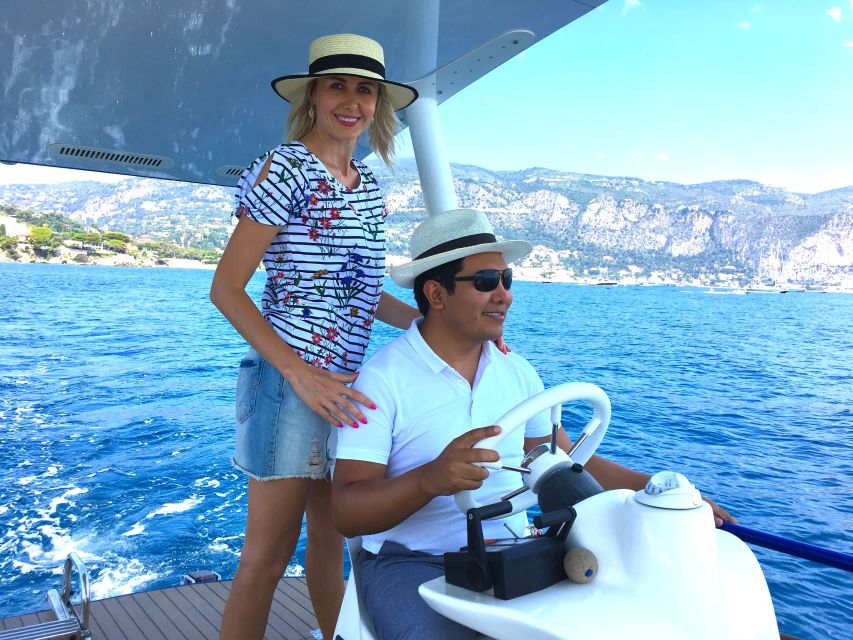 Nice: Private French Riviera Solar Boat Cruise - Saint-Jean-Cap-Ferrat, Villa Rothschild, and Èze from the sea