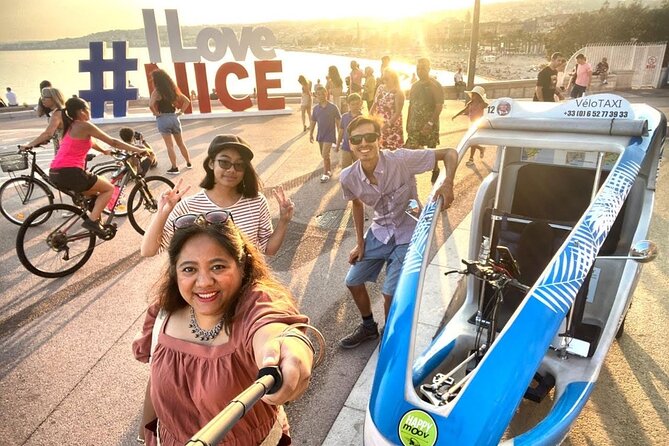 Nice: private guided Tour by electric taxi bike - The one-hour option: add the Quai and Garibaldi Square