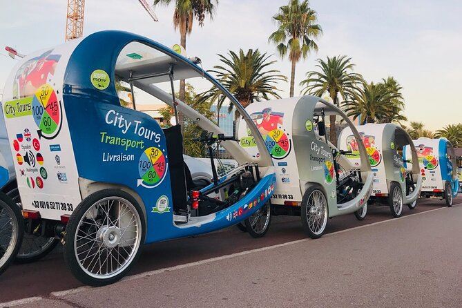 Nice: private guided Tour by electric taxi bike - What you can see along the wider route