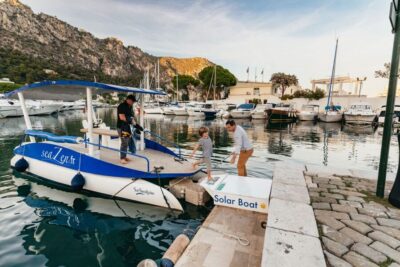 Private Sunset Tour on Solar Powered Boat