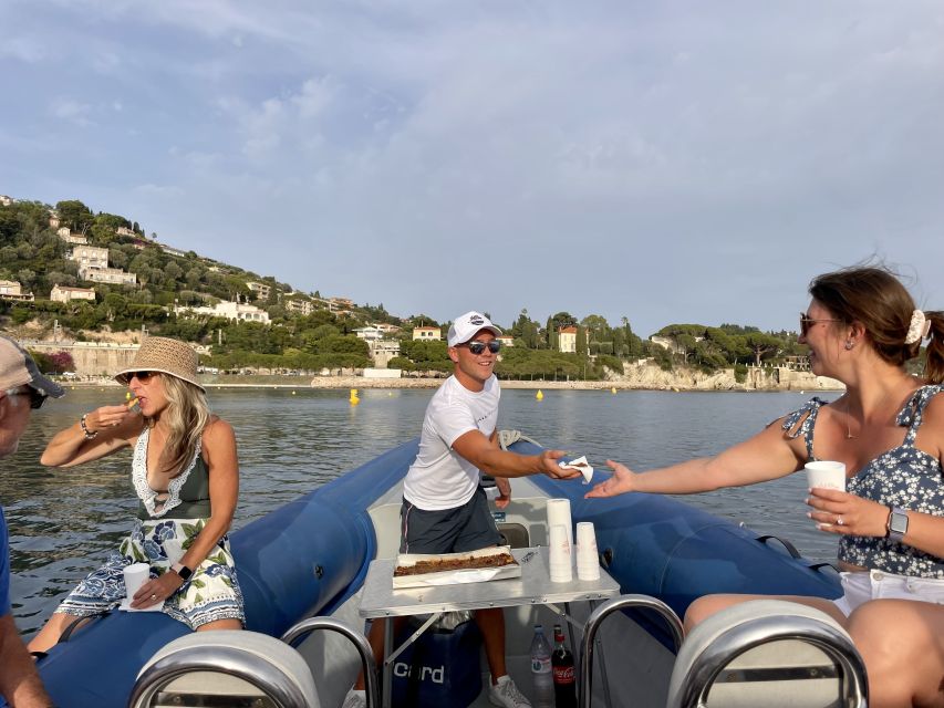 Nice: Sunset Boat Tour with Wine and Local Snacks - Sailing back for the sunset near Cap de Nice