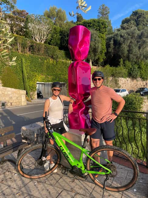 Nice: Villefranche Guided Electric Bike Tour - Mont Boron and the ride back