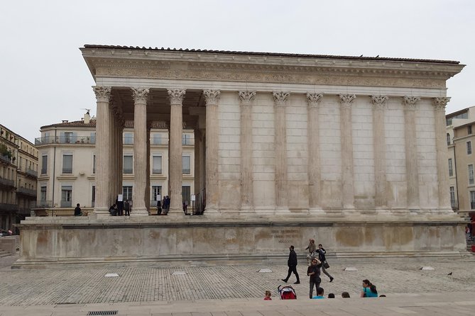 Nimes, Uzes & Pont du Gard Small Group FULL DAY Tour from Avignon - The medieval garden and its tower view