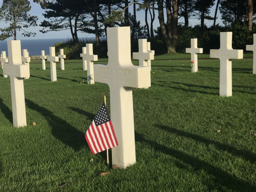 Normandy D-Day All Day Tour by Minibus from Paris - Omaha Beach from the Colleville American Cemetery