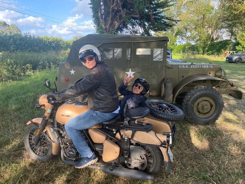 Normandy World War II Private 2 Hours Sidecar Tour Bayeux - The Normandy American Cemetery at Colleville-sur-Mer