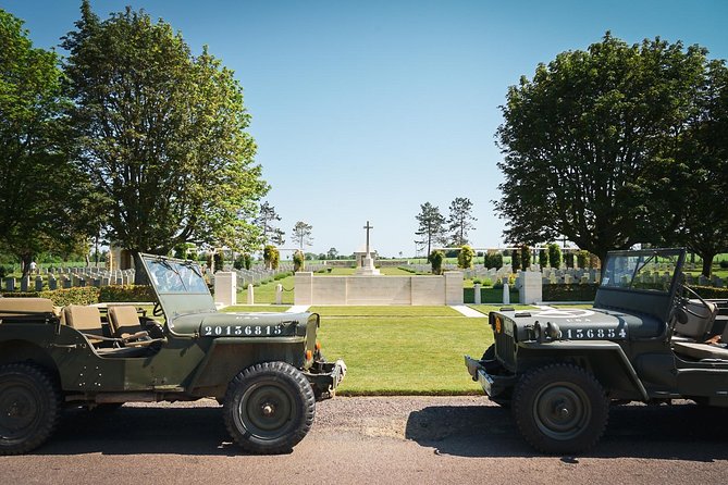 Normandy WW2 British Jeep Tour - Longues-sur-Mer and the German gun battery