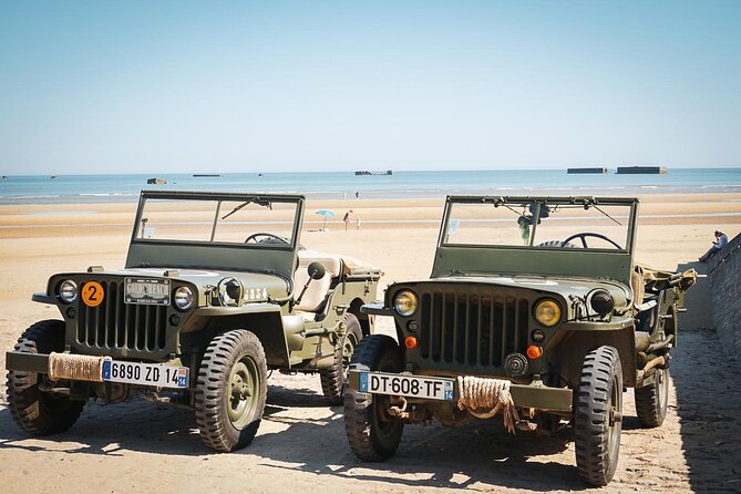 Normandy WW2 Classic Jeep Tour - The American Cemetery at Colleville-sur-Mer