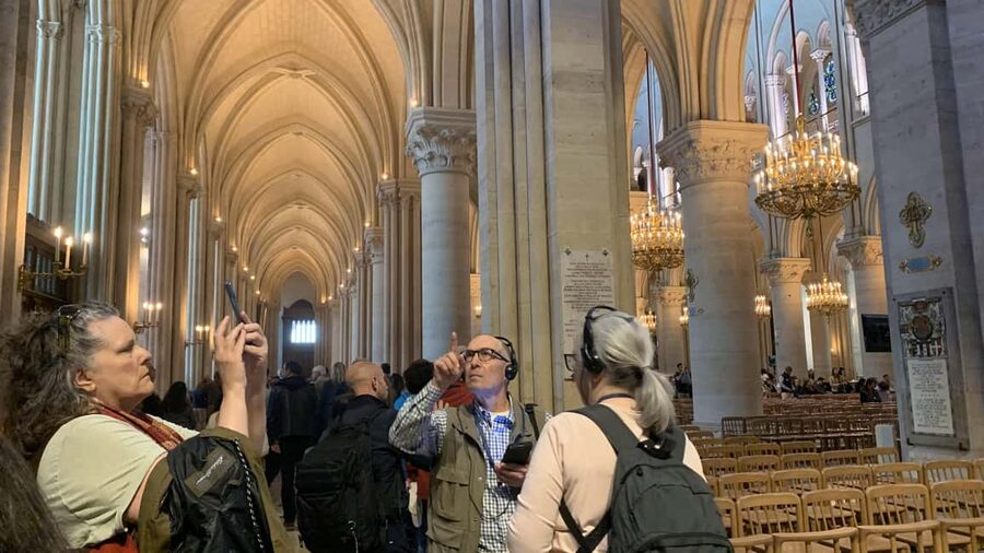 Notre-Dame Cathedral Exterior & Latin Quarter Guided Tour - Fontaine Saint-Michel and the first look at Paris history