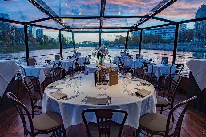 Paris 3-Course Gourmet Dinner and Sightseeing Seine River Cruise - What the $110.60 price really covers