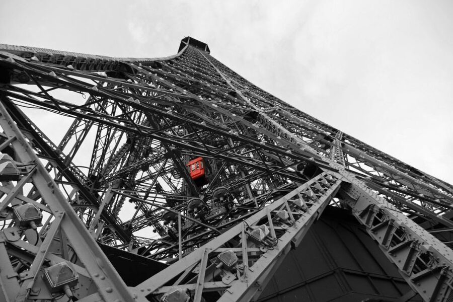 Paris: Access to the Eiffel Tower's 2nd Floor - The elevator ride to the second floor