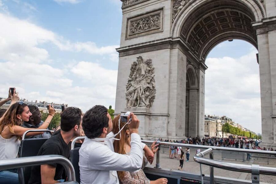 Paris: Arc de Triomphe Ticket & Big Bus Hop-on Hop-off Tour - Key points to know before you book