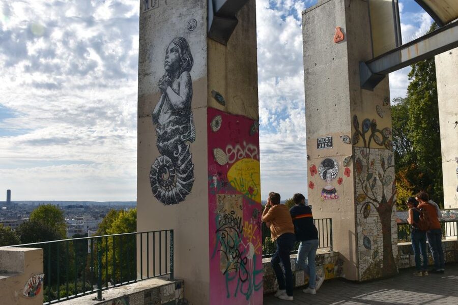 Paris: Belleville Street Art Tour with an Artist - The Belleville panorama and the physical effort