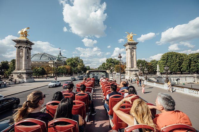 Paris Big Bus Hop-On Hop-Off Tour with Optional River Cruise - Seeing Paris from the top deck