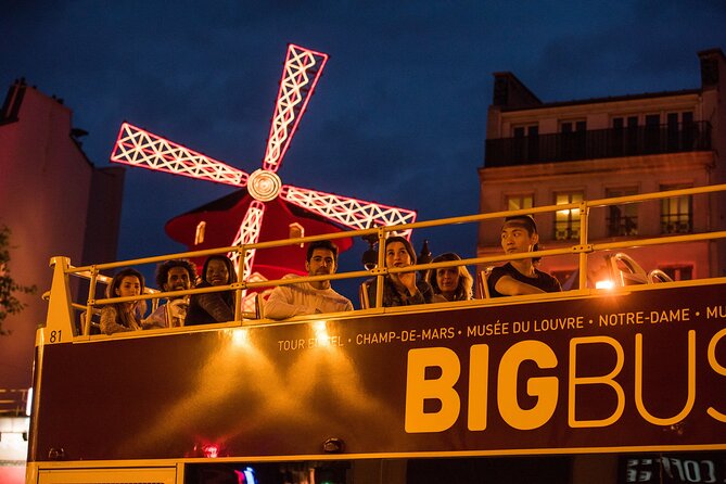 Paris Big Bus Open Top Panoramic Night Tour - Why Paris looks different from the top deck at night