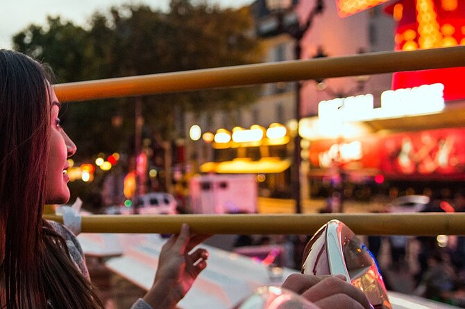 Paris Big Bus Open Top Panoramic Night Tour - Moulin Rouge and the story of Parisian cabarets