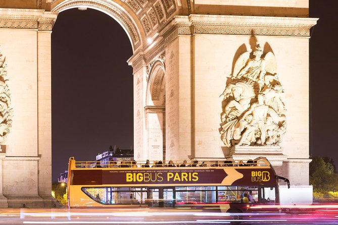 Paris Big Bus Open Top Panoramic Night Tour - Musée d’Orsay and Notre-Dame from the road