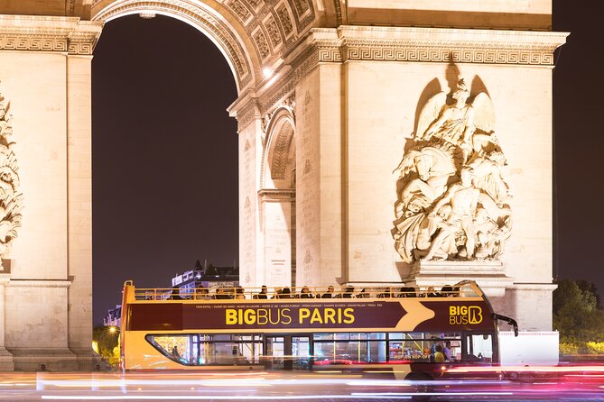 Paris Big Bus Open Top Panoramic Night Tour - Starting on the Champs-Elysées