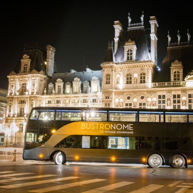 Paris: Bustronome Gourmet Dinner Tour - A moving view of Paris after dark