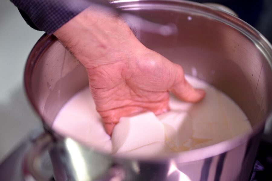 Paris: Butter and Cheesemaking Workshop - The final tasting with cheese, bread, and wine