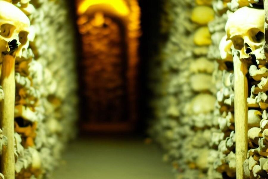Paris: Catacombs, Audio Guide, and River Cruise Option - The bone-lined passages and their meaning