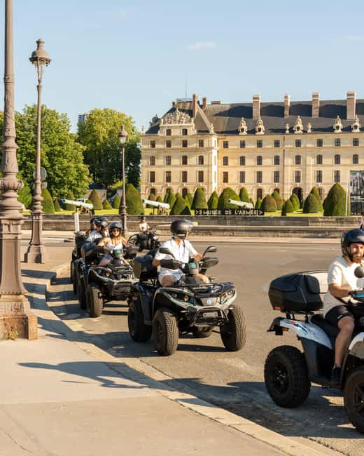 Paris: City Highlights Guided Quad Tour - Choosing to Drive or Ride as a Passenger