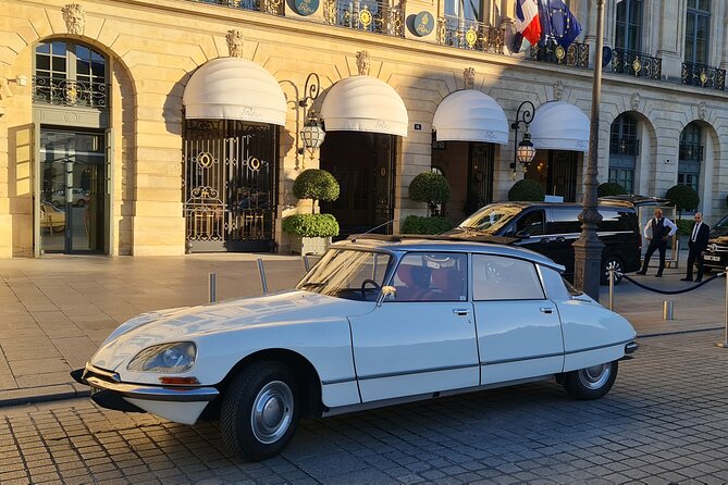 Paris City Tour 2h00 Citroën DS Vintage with Open Roof - Place Vendôme and the Palais Garnier