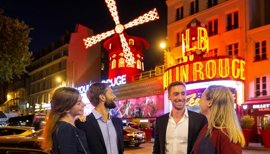 Paris: Eiffel Tower Dinner Cruise with a Moulin Rouge Show - Three Paris icons in one carefully timed evening