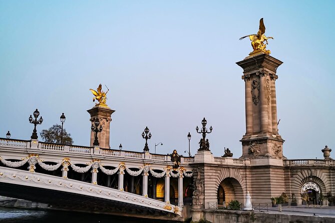Paris en Scene 3 Course Seine River Dinner Cruise - Alexandre III Bridge and the Grand Palais
