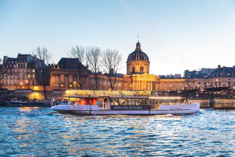 Paris: Evening River Cruise with Music - The upper deck, indoor seating, and weather