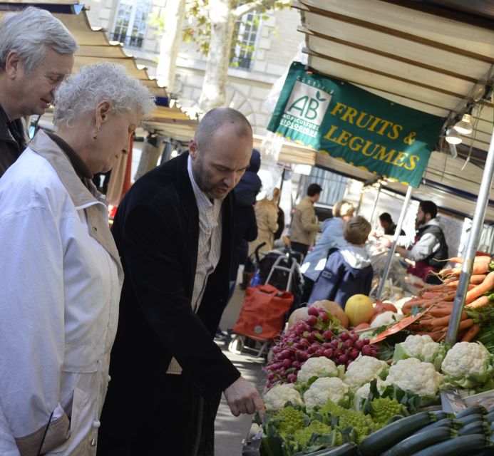 Paris: Full-Day Cooking Class, Market Tour and Lunch - A four-course lunch with wine and cheese