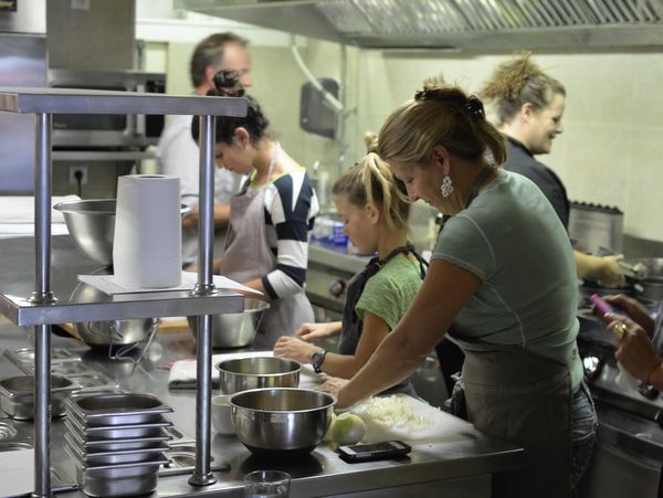 Paris: Full-Day Cooking Class, Market Tour and Lunch - From market basket to French menu