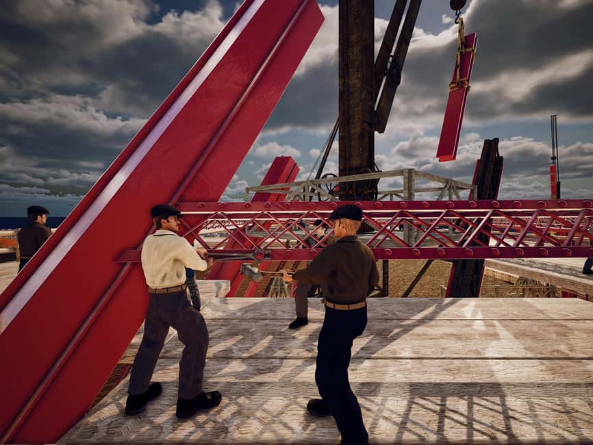 Paris : Immersive Eiffel Tower tour with virtual reality - Walking through the 1887 construction site