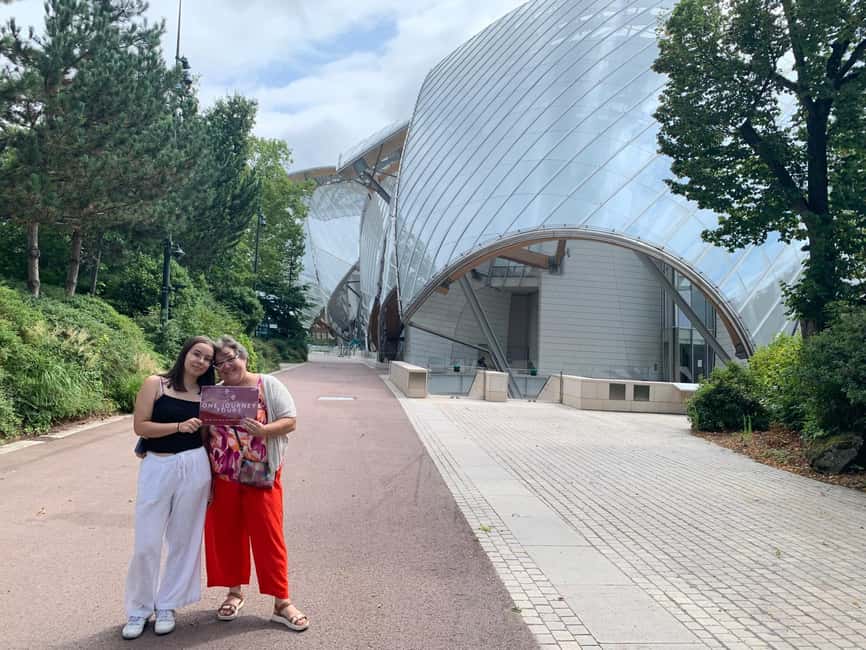 Paris: Louis Vuitton Foundation Exterior Tour with Entry - Glass terraces and Paris views