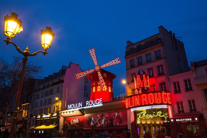 Paris Moulin Rouge 3-Courses Dinner with Wine and Show - Return transport and the end of the night