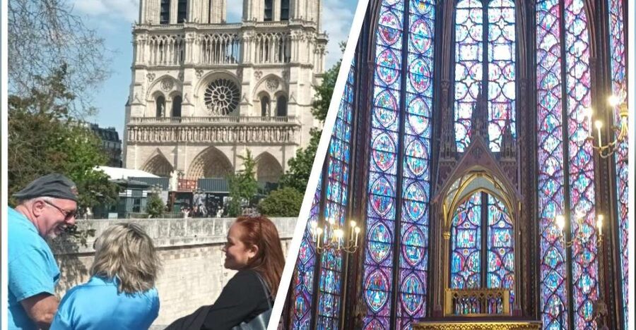 Paris: Notre Dame Exterior Walking Tour with Sainte Chapelle - Saint-Séverin brings a different Gothic mood