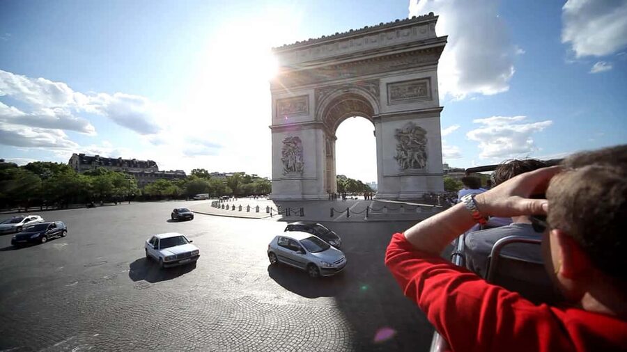 Paris: Openair Double Decker Bus Audio-Guided City Tour - The bus, roof, and best seats