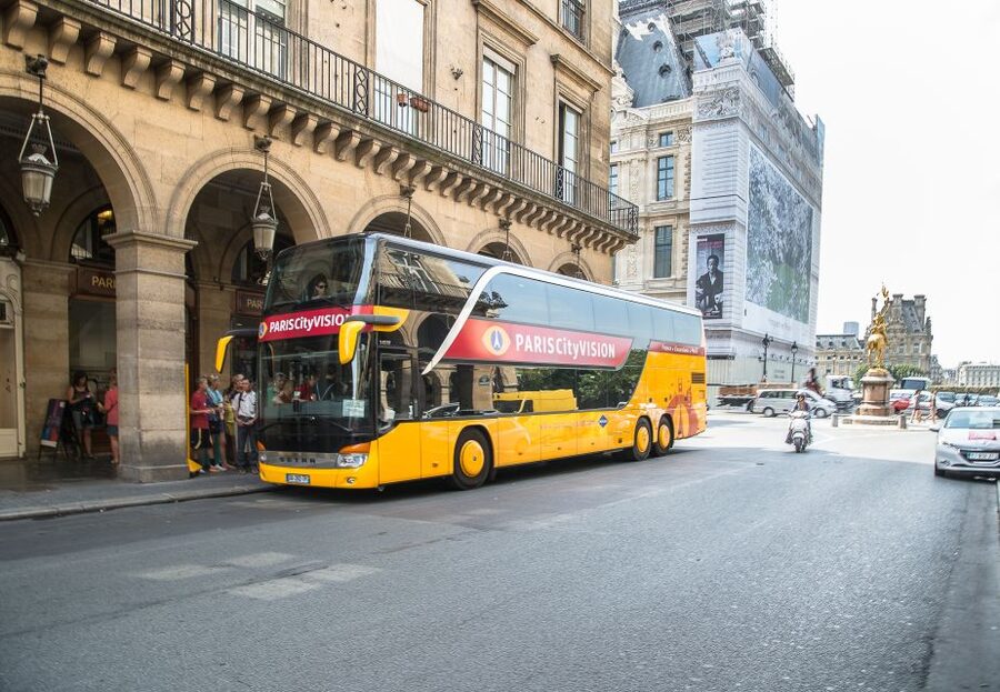 Paris: Openair Double Decker Bus Audio-Guided City Tour - Starting near the Eiffel Tower at Place de Sydney