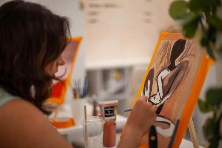 Paris : Painting experience in an art cafe - Fitting it into a Paris day