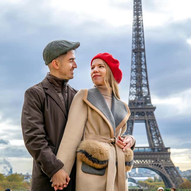 Paris: Photoshoot Around Eiffel Tower with 55 Edited Photos - Walking Between Eiffel Tower Photo Spots