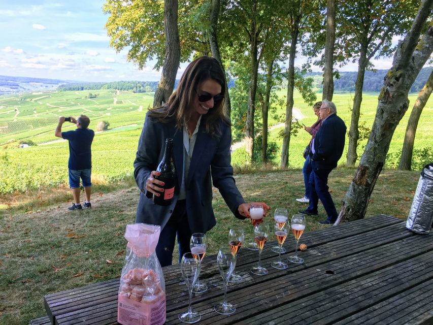 Paris: Private Day Trip to Champagne with 8 Tastings & Lunch - A first taste at a famous Champagne estate