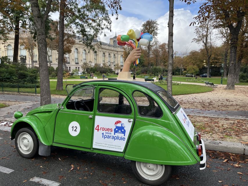Paris: Private Sightseeing Tour in Citroën 2CV - When to schedule the tour in your Paris plans