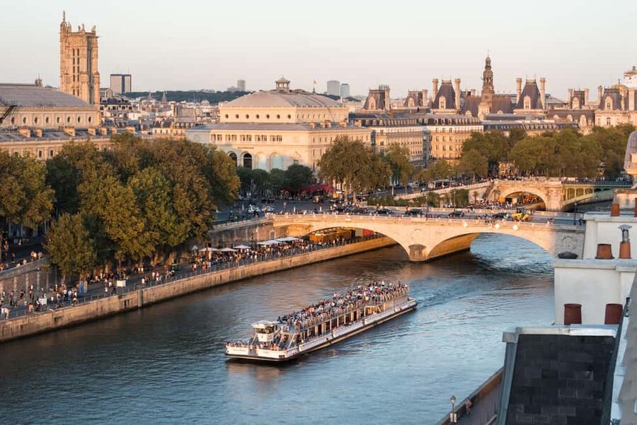 Paris : Scenic Cruise on the Seine River with Champagne - The Eiffel Tower From the Seine