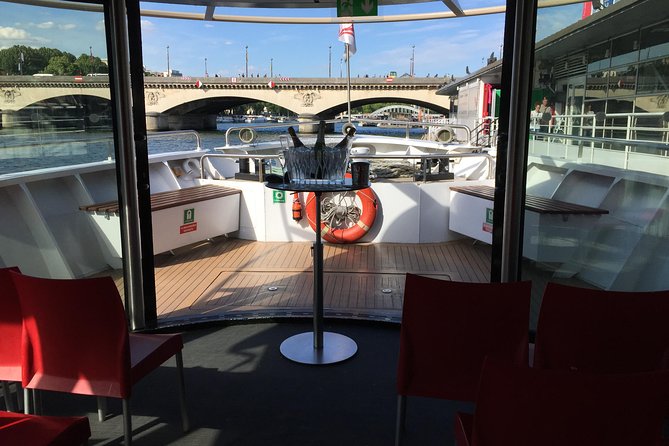 Paris Seine River Champagne Tasting Cruise - The Seine provides the moving view
