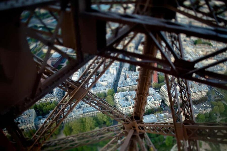 Paris: Skip-the-Line Eiffel Tower and Trocadero Gardens Tour - What you see from the second floor