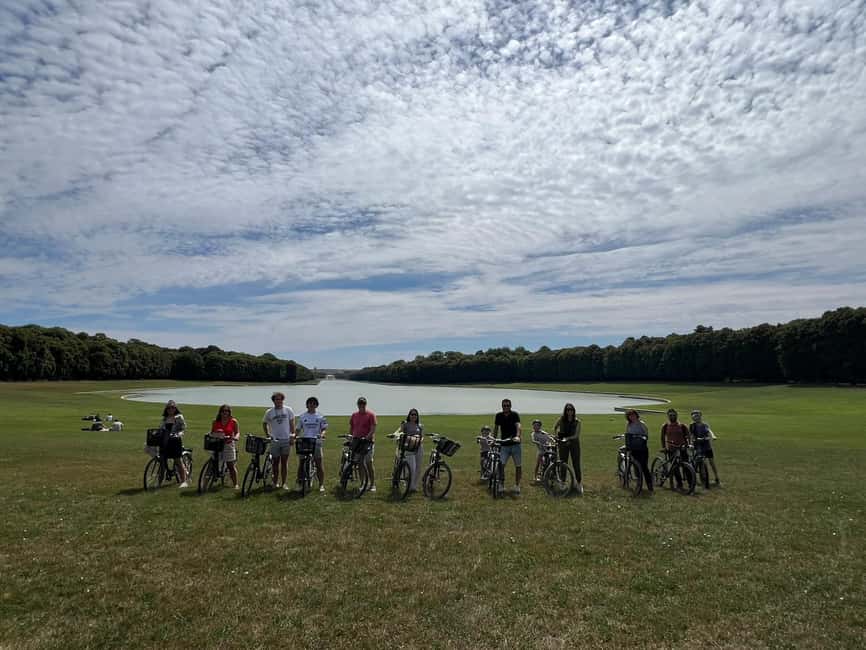 Paris: Versailles Golf Cart & Bike Tour with Palace Entry - Cycling beside the Grand Canal